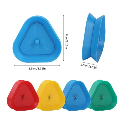 4 Pack Triangle Shaped Hands-Free Playing Card Holder for Kids,Playing Card Games Holder,Adults,Poker Parties,Family Card Game Nights&Classroom Activities (4pack) - color: 4pack