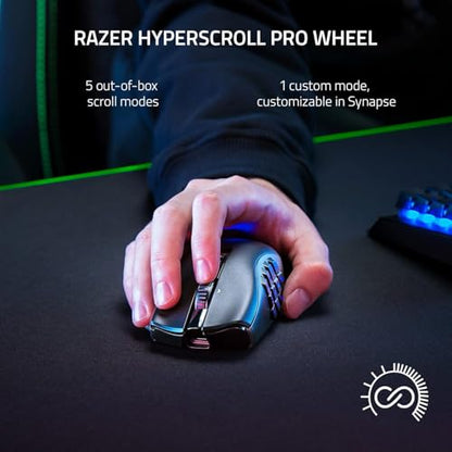 Razer Naga V2 Pro Mouse Right-Hand Rf Wireless + Bluetooth + USB, W128281627 (Rf Wireless + Bluetooth + USB Type-C Optical 30000 Dpi) - style: Naga V2 Pro