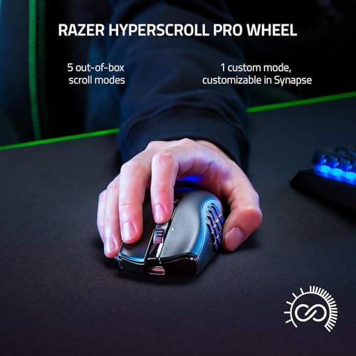 Razer Naga V2 Pro Mouse Right-Hand Rf Wireless + Bluetooth + USB, W128281627 (Rf Wireless + Bluetooth + USB Type-C Optical 30000 Dpi) - style: Naga V2 Pro