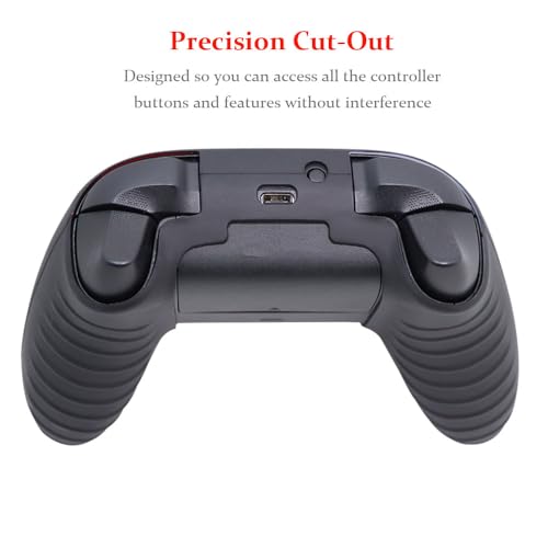 Anti-Slip Silicone Protective Cover Skin for Xbox Series X S Controller, Soft Rubber Case Protector for Xbox Core Wireless Controller with Thumb Grip Gaps