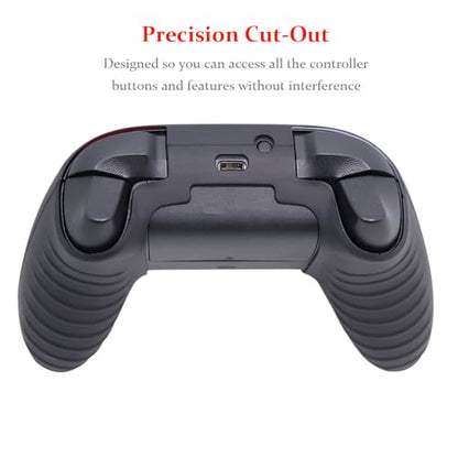 Anti-Slip Silicone Protective Cover Skin for Xbox Series X S Controller, Soft Rubber Case Protector for Xbox Core Wireless Controller with Thumb Grip Gaps