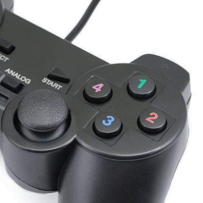 QUMOX Wired USB Gamepad Game Gaming Controller Joypad Joystick for PC Computer Laptop