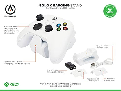 PowerA Solo Charging Stand for Xbox Series X|S - White - color: White, style: Solo Charge
