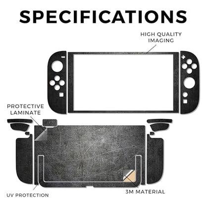 Gaming Skin Compatible with Nintendo Switch 2 Console Only - Scratched Up - Premium 3M Vinyl Protective Wrap Decal Cover - Easy to Apply | Crafted in The USA by MightySkins - color: Scratched Up, size: Switch 2 Console Skin Only, style: Matte Finish