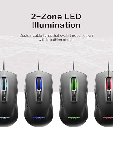 Lenovo IdeaPad Gaming M100 RGB Gaming - color: Black, size: Large | Ambidextrous, style: M100
