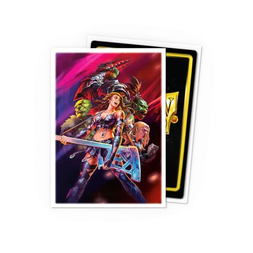 Dragon Shield | Matte Art Sleeves | Super Slam | 100 CT - Smooth & Tough Premium TCG Sleeves | Compatible with Pokemon, Flesh & Blood, One Piece & Magic the Gathering - color: Super Slam