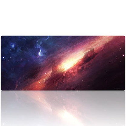 XXL Professional Large Mouse Pad & Computer Game Mouse Mat (35.4x15.7x0.1IN, 90x40 sky001) - color: 90x40 sky001, size: 35.4x15.7x0.1IN