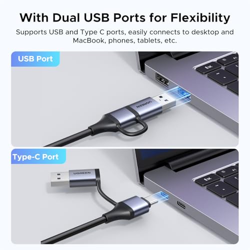UGREEN 2K@30Hz 1080P 60FPS Video Capture Card 4K Input HDMI to USB 3.0 | 4K HDMI Input, Low Latency, Capture Card for Streaming Game Recording Compatible with Switch 2 Xbox PS4 PS5 PC Camera Usb C