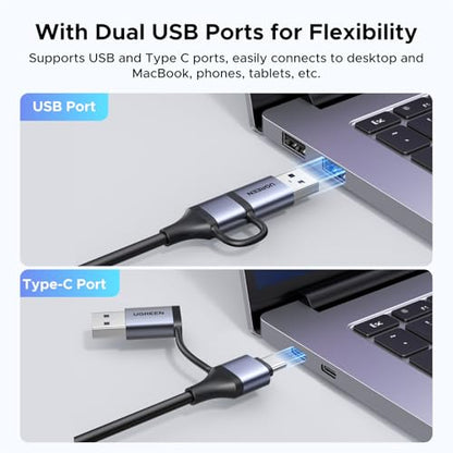 UGREEN 2K@30Hz 1080P 60FPS Video Capture Card 4K Input HDMI to USB 3.0 | 4K HDMI Input, Low Latency, Capture Card for Streaming Game Recording Compatible with Switch 2 Xbox PS4 PS5 PC Camera Usb C