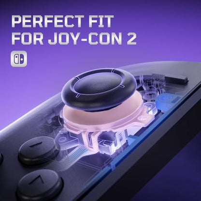 eXtremeRate Replacement 3D Joystick for Nintendo Switch 2 JoyCon, Controller Left Right Analog Stick Thumbsticks with Repair Tools for JoyCon 2, Multi-Color Options - Cherry Blossoms Pink - color: Cherry Blossoms Pink