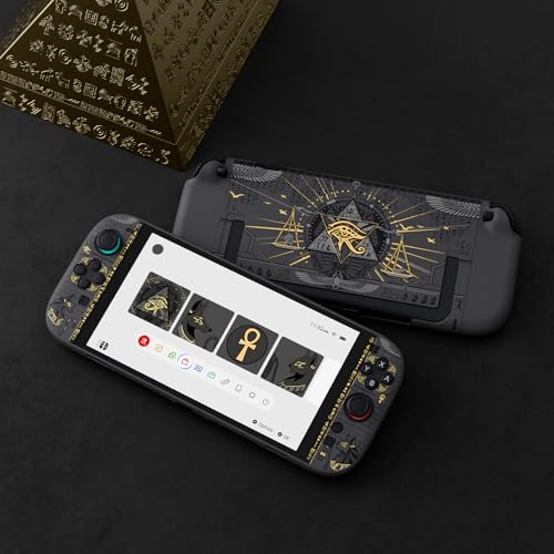 GeekShare Protective Case Compatible with Switch 2, Hard PC Slim Dockable Shell Cover Designed for Switch 2 Game Console and Joysticks Controllers - Mystic Kingdom - color: Mystic Kingdom