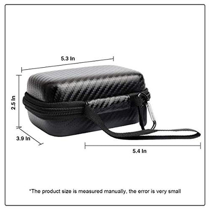Jiusion Hard Case for Carson MicroBrite Plus Pocket Microscope (MM-300 or MM-300MU) and MicroFlip (MP-250 or MP-250MU) Travel Storage Carrying Include Carabiner and Strap - size: For MM-300 and MP-250