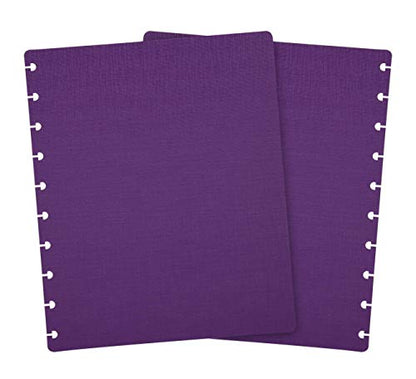Talia Discbound Notebooks, Planner, Customizable, (Strong Purple, Midsize (7.5in x 9.75in)) - color: Strong Purple, size: Midsize (7.5in x 9.75in)