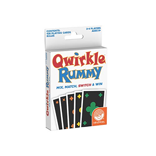 MindWare Complete Qwirkle Family Game Pack: Original, Travel, Rummy, and Bonus Pack