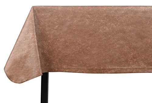 Heavy Duty Vinyl Rectangle or Square Tablecloth – 6 Gauge Heavy Duty Tablecloth – Flannel Backed – Wipeable Tablecloth with Vivid Colors & Many Sizes 52 x 70 Camel Print - color: Camel Print, size: 70" x 52" (Rectangle / Oblong)