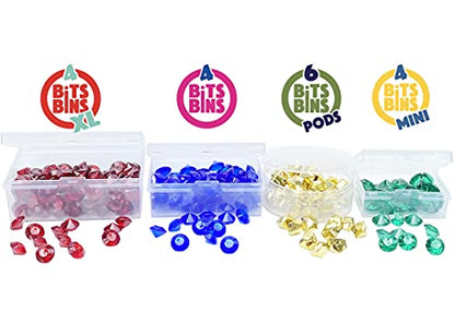 BitsBins Board Game Piece Storage and Organizers, Accessories That Organize Tokens and Components Both in The Game Box and During Game Play | Combo Pack of 6 Pods, 4 Minis, 4 Originals and 4 XL's - size: Combo Set