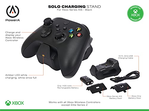 PowerA Solo Charging Stand for Xbox Series X|S - Black - color: Black, style: Solo Charge