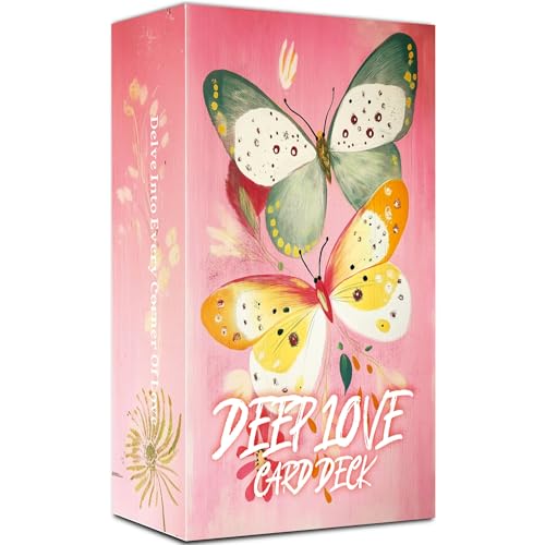 DPEHAKMK Love Oracle Cards, Romantic Relationships Oracle Cards for Beginners, Communication, Trust, Growth, and Healing Oracle Deck