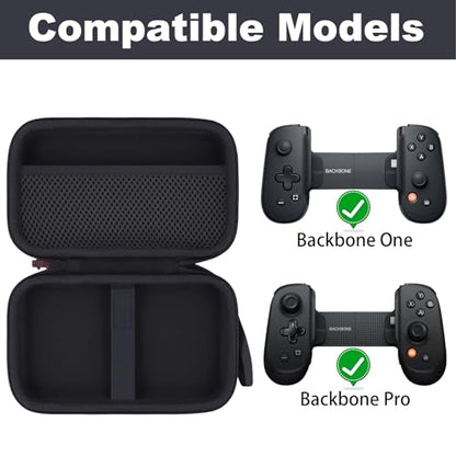 khanka Case for Backbone Pro/Backbone One iOS Mobile Gaming Controller,Carrying Case Compatible with Backbone Pro/One iOS Mobile Gaming Gamepad/Controller - color: Black