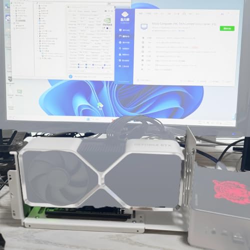 JMT M.2 M-Key to PCIE 4.0X4 SFF 8611 External Graphics Card Stand Bracket Compatible with Oculink/M.2 NVMe Laptop eGPU GDP NUC (Dock-OC5) - color: DOCK-OC5