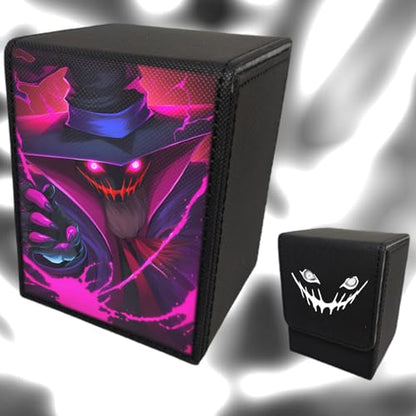 Custom Card Deck Box, Make Your Own Card Cases, Premium Leather Deck Case for TCG, MTG, CCG, OCG Storage, Compatible with Magic The Gathering - size: Vertical