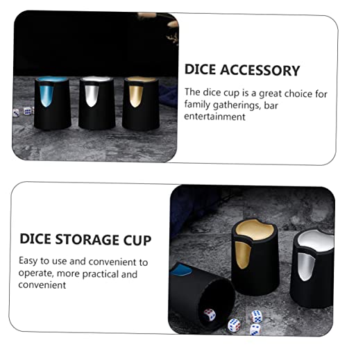 KOMBIUDA 1pc Premium Plastic Dice Cup Storage Container for Ktv Bar Portable Dice Holder and Party Games Lightweight Design for and Storage