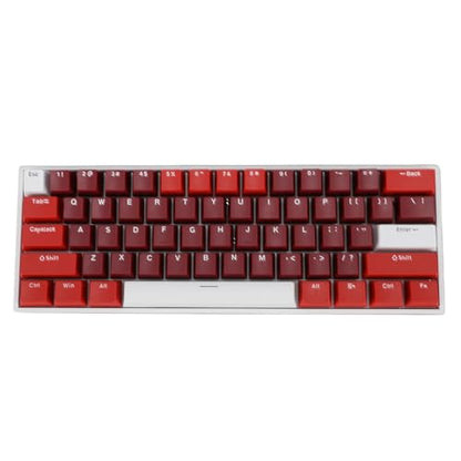 FILFEEL Ergonomic 61 Key Mechanical Keyboard Hot Swappable Blue Switch RGB Backlit Compact 60 Percent USB Wired Gaming Office Typing Portable Minimalist Desk Setup for Gamers Programmers