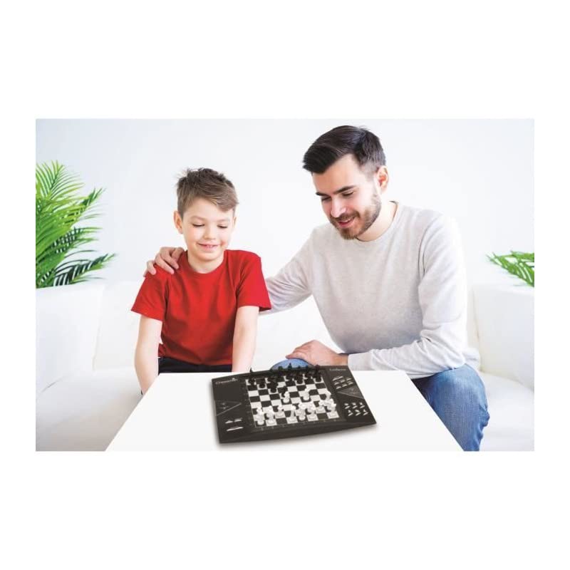 Lexibook, Chessman Elite Interactive Electronic Chess CG1300 | 64 levels, LED indicators, battery or adapter powered, Black/white - style: CG1300