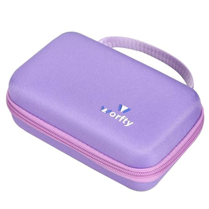 worfty Case for Retroid Pocket Classic/ Retroid Pocket Flip 2 Retro Game Console - Hard Travel Protective Carrying Storage Bag (Purple) - color: Purple