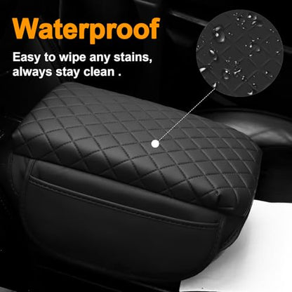 Console Cushion Cover for Toyota Tacoma 2016-2023 | SR SR5 Off-Road PreRunner TRD-Sport pro Limited Tacoma Organizer Armrest Storage Box Cover Tacoma Accessories - size: For Tacoma 2016-2023