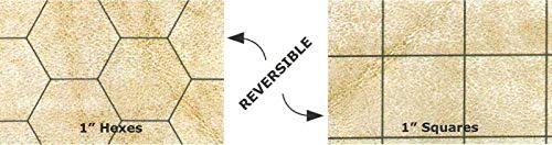 Chessex Role Playing Play Mat: MEGAMAT Double-Sided Reversible Mat for RPGs and Miniature Figure Games - 34 1/2in x 48in