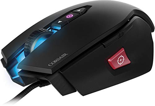 CORSAIR M65 Pro RGB - FPS Gaming Mouse - 12,000 DPI Optical Sensor - Adjustable DPI Sniper Button - Tunable Weights - Black