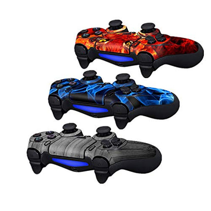Skin for Ps4 Controller, 3pcs Whole Body Vinyl Decal Cover Sticker for PlayStation 4 Controller (PS4 Controller #1) - color: PS4 controller #1