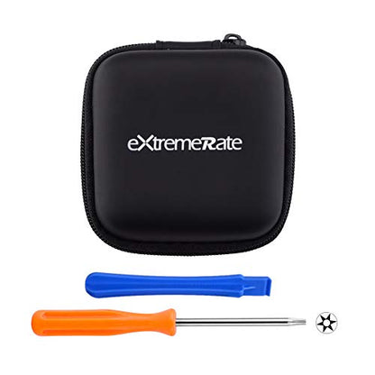eXtremeRate ThumbsGear Xbox 컨트롤러용 교체 가능한 썸스틱 - 편안함 향상 - 블랙 3가지 높이 돔형 및 오목한 그립 인체 공학적 조절 가능한 조이스틱, Xbox Seires X/S, Xbox One S/X/Elite용 - color: 블랙.