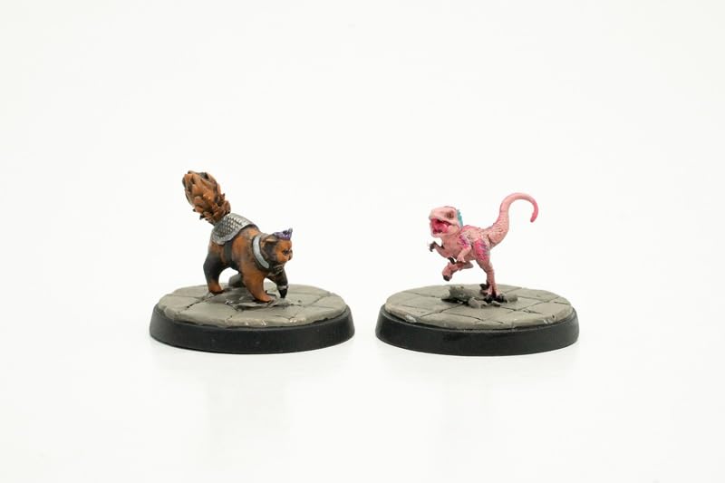 Renegade Game Studios Royal Court Miniatures Set I, 9 Prepainted Figures | LitRPG Series Fan Favorites, 28-32mm Scale TTRPG Compatible, Fully Assembled Ready to Play Out of the Box Characters