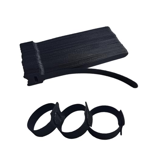 6 Inches Black Reusable Cable Ties,Multi-purpose Adjustable Cord Straps, Cable Organizer,Cord Wrap and Hook Loop Cords Management,Adjustable Cord Ties for Organizing Home, Office, Data Centers,60 PCS - size: 6inches-60PCS
