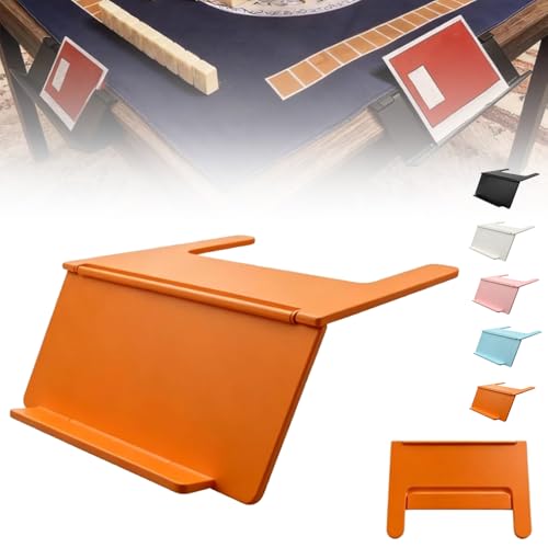 Mahjong Card Holder for Table, Under Mat Slide in Stand Angled Viewing Rack Foldable 3D Printed Space Saving Accessory for American Mahjong Mat (05) - color: A - 05