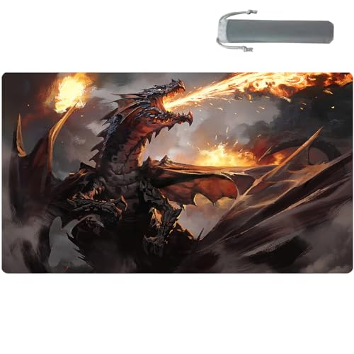 TCG playmat Table Mats Size 70X40 cm Mousepad Compatible for MTG RPG CCG Trading Card Game Play mats Original Play Mat Art Designs & Accessories (5) - color: 5