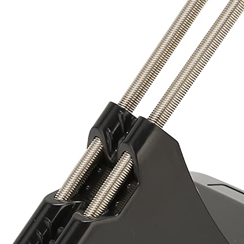 Septpenta Gaming Mouse Bungee, Antirust Spring Arm No Drag Wire Control Lightweight Portable Universal Mouse Cable Holder, Anti Slip Heavy Duty Stability Design Durable for Esports(Black) - color: Black