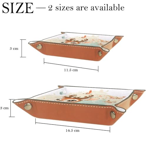 Deer Butterfly Dice Tray Dice Rolling Tray Folding Dice Holder for Dice Games, Like RPG, DND and Other Table Games - color: Multi 8