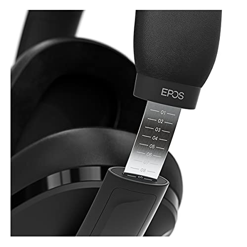 EPOS H3 Closed Acoustic Gaming Headset with Noise-Cancelling Microphone - Plug & Play Audio - Around The Ear - Adjustable, Ergonomic - for PC, Mac, PS4, PS5, Switch, Xbox - Onyx Black