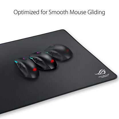 ASUS ROG Sheath BLK Gaming Mouse Pad – 35.4” x 17.3", Extra-Large Surface, Ultra-Smooth for Precise Mouse Control, Anti-Fray Stitched Edges, Non-Slip Base - Black/Gray - color: Black/Gray, size: 35.4L x 17.3W inches