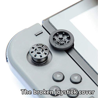 Skull & Co. Replacement Joystick Covers for Nintendo Switch and Switch Lite (Repair Parts) - color: Black
