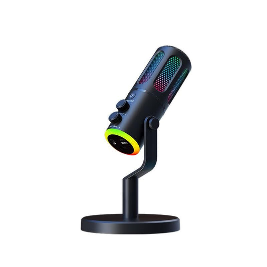 USB Microphone for Gaming, Streaming, Podcasting, Twitch, YouTube, Discord, Recording for PC and Mac, 4 Polar Patterns, Studio Quality Sound, Plug & Play-Blackout