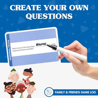 JOY FOR ALL Games - Trivial Pursuit Generations - Generational Trivia - Create Personalized Questions - Bigger Easy-to-Read Cards - Fun Multigenerational Trivia Game for Seniors, Teens, and Adults - style: Trivial Pursuit Generations