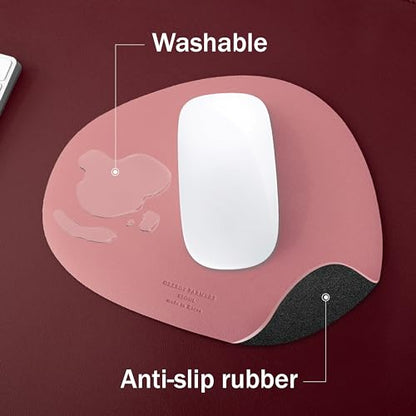 GREEDY FARMERS Mouse pad, Non-Slip Washable Waterproof Computer Mouse pad (Misty Rose) - color: Misty Rose