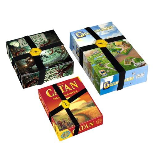 Board Game Box Elastic Bands - Keep Board Games, Tabletop Games, RPGs,Card Games & Other Boxes Closed and Protected with Antiskid Textured During Travel & Storage, Elastic Band Organizer(Set of 5)
