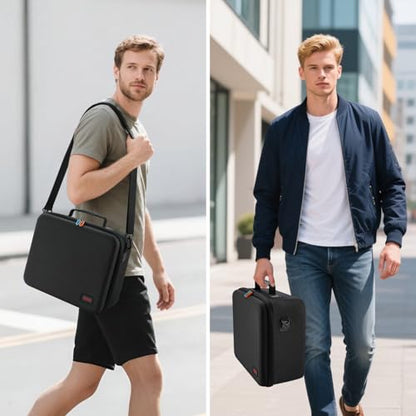 Migitec All-In-1 Travel Carrying Case Compatible with Nintendo Switch 2 | Protective Hard Case for Switch 2 Console, Dock, Pro Controllers, Joy-Con Grip, Power Adapter, 21 Games, Cables & Accessories