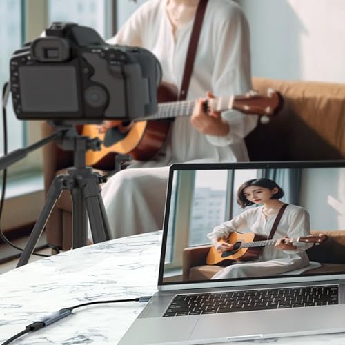 4K Video Capture Card, HDMI to USB3.0 with 1080P 60Hz Output, No External Power Needed, for Gaming Live Streaming Recording