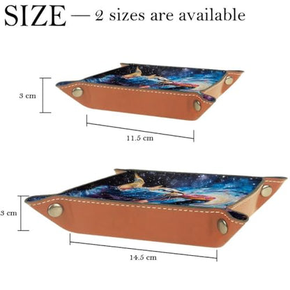 Nebula Cat Donut Dice Tray Dice Rolling Tray Folding Dice Holder for Dice Games, Like RPG, DND and Other Table Games - color: Multi 6